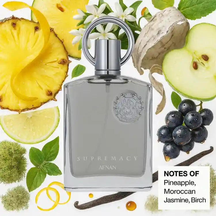 Afnan Supremacy Silver Eau de Parfum 3.4 oz