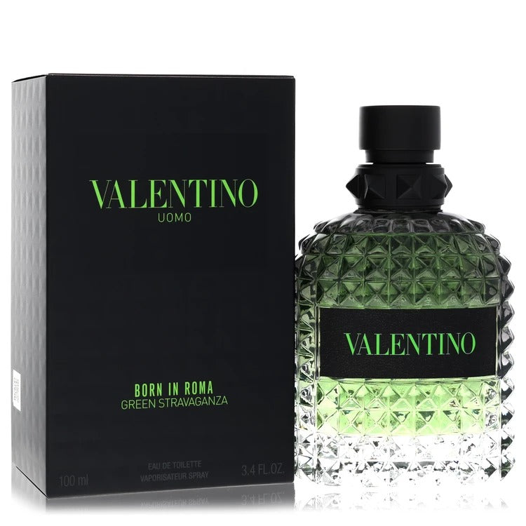 Valentino Uomo Born in Roma Green Stravaganza Eau de Toilette 3.4 oz