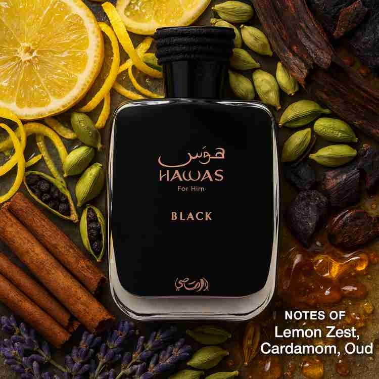 Rasasi Hawas Black Eau de Parfum 3.3 oz